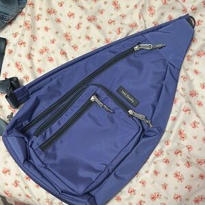 Vera Bradley Blue Belt Bag with Durable Design